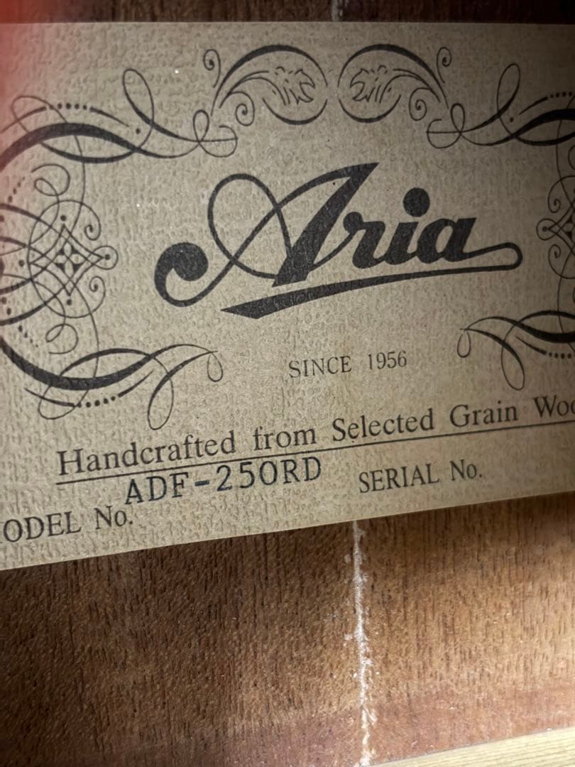 専用！美品！初心者、女性の方、学生さんに最適！！ARIA アリアADF250RD