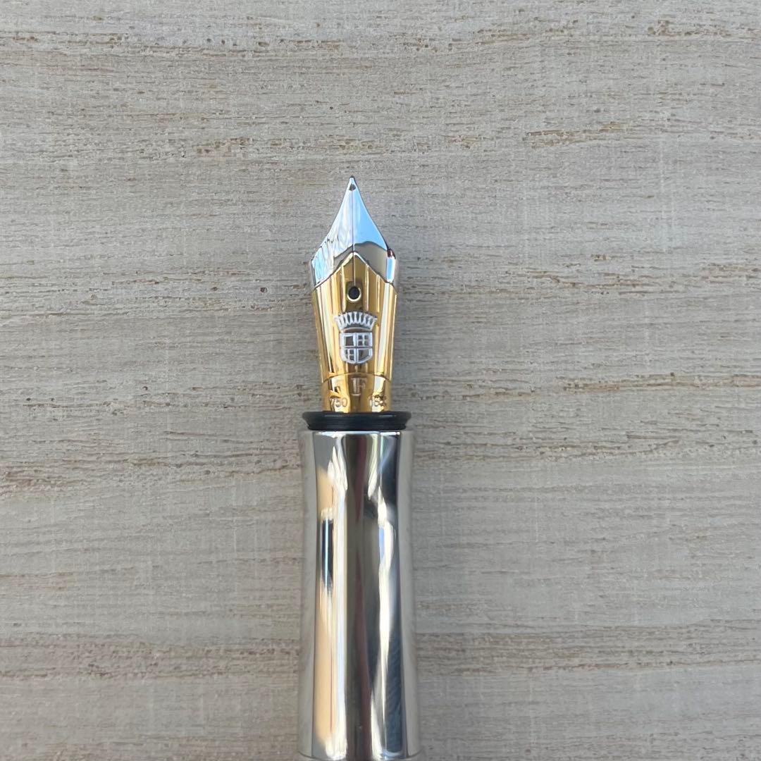 みつはしファーバーカステル クラシック エボニー プラチナ 万年筆 F