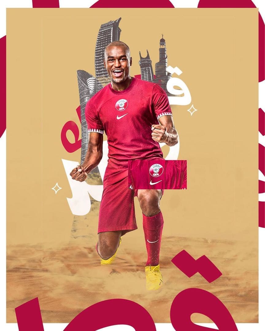 【超レア】Nike カタール代表　ユニフォーム　ナイキ　カタール　谷口彰悟