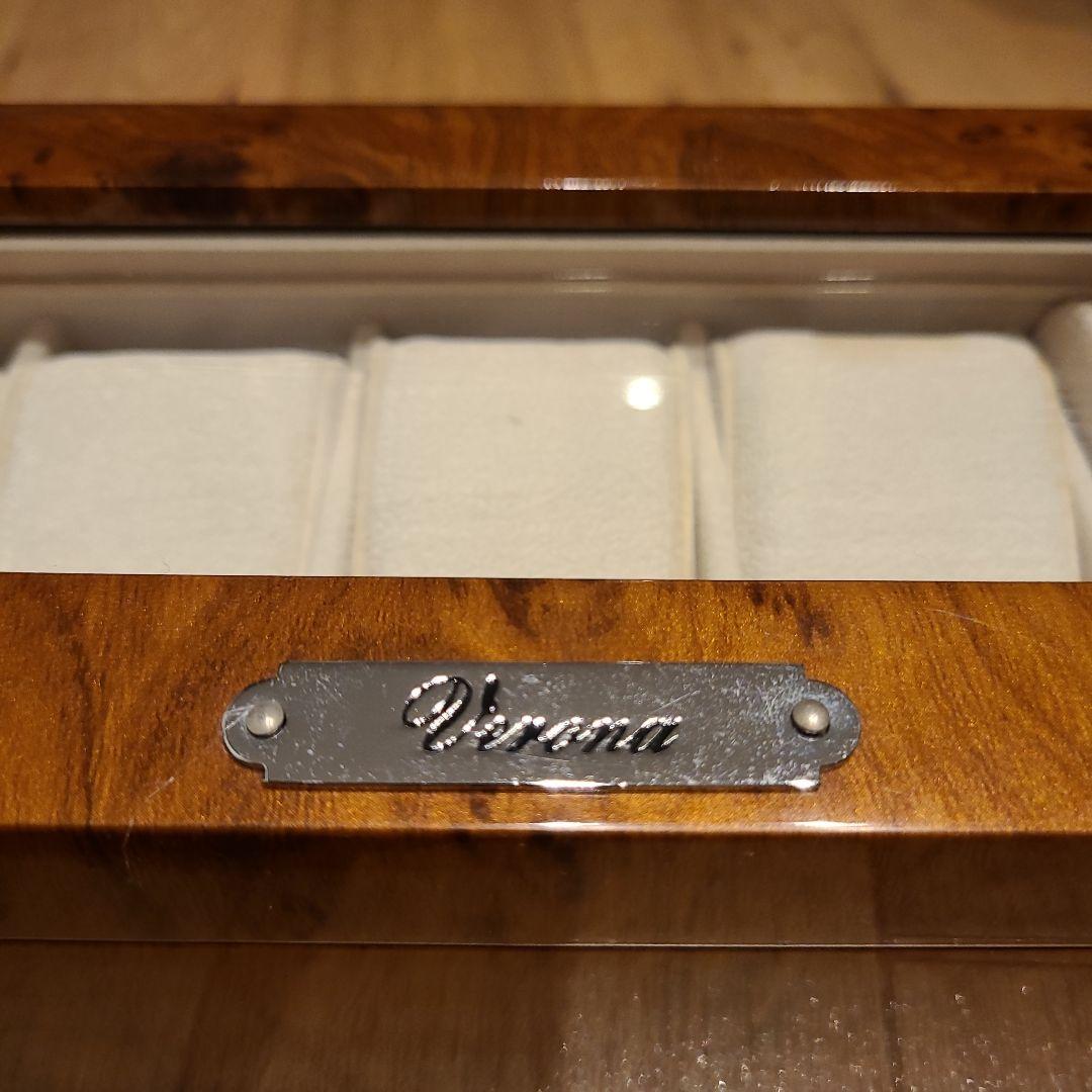 正美堂時計店　木製時計収納ケース　5本収納