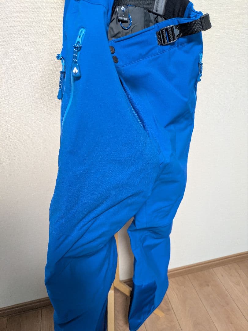 モンベル montbell スキーウェア Lサイズ 青