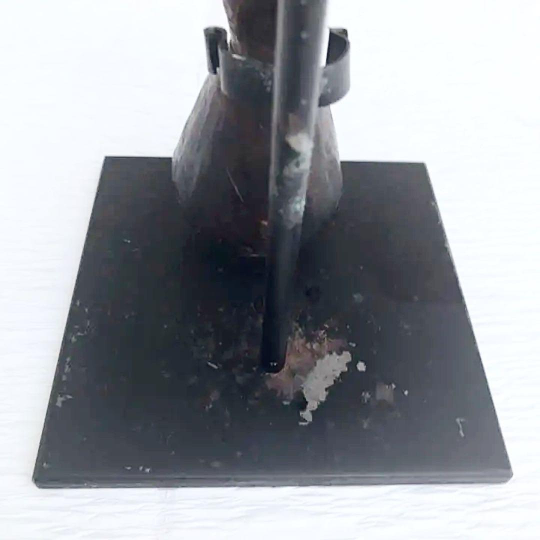 アフリカ盾　台座付き