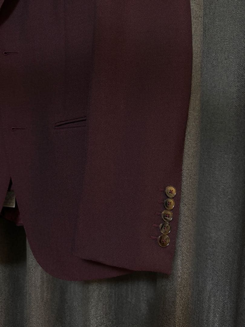 【GUCCI 】メンズ スーツ赤(上下) 美品