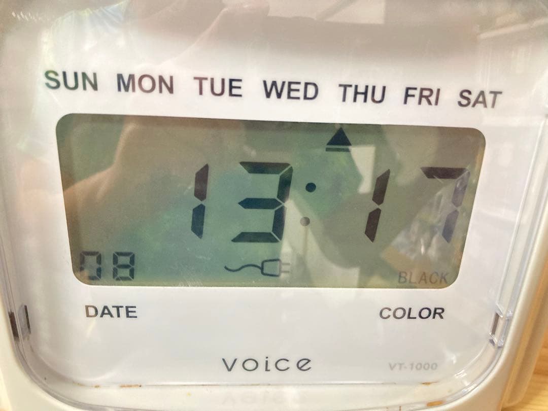 ☆ VOICE VT-1000 タイムレコーダー タイムカード 勤怠管理 ボイス