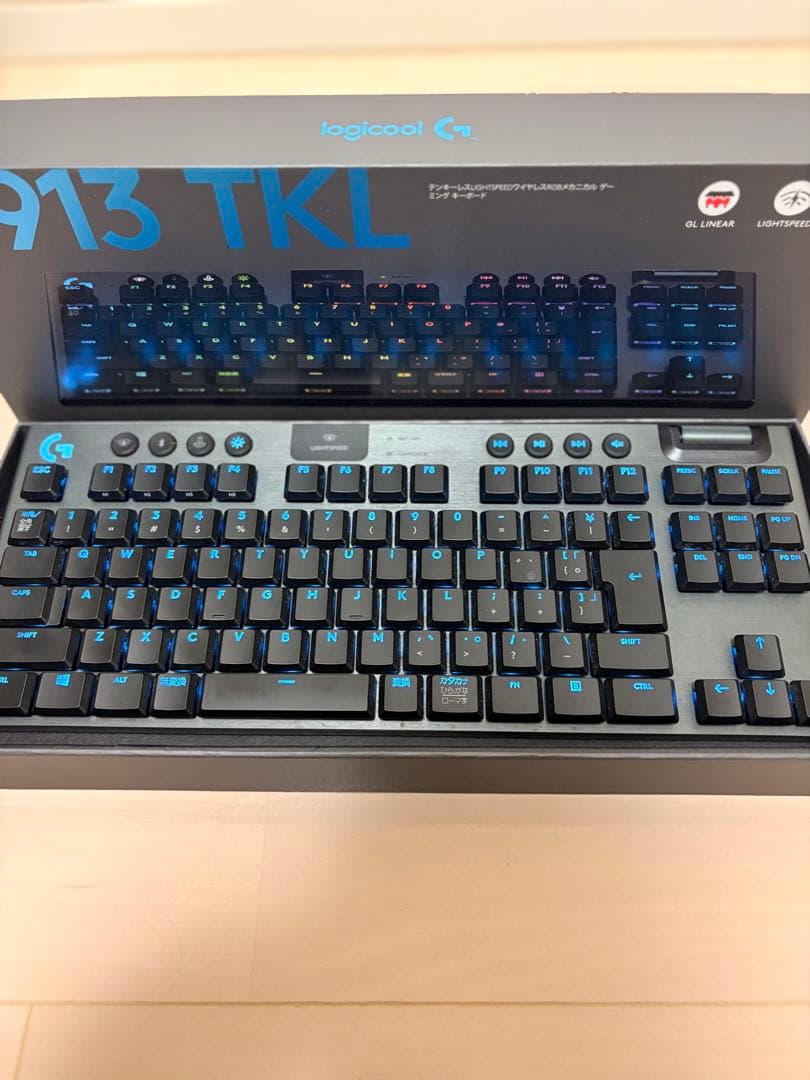 Logicool G915 TKL ワイヤレス ゲーミングキーボード 動作確認済