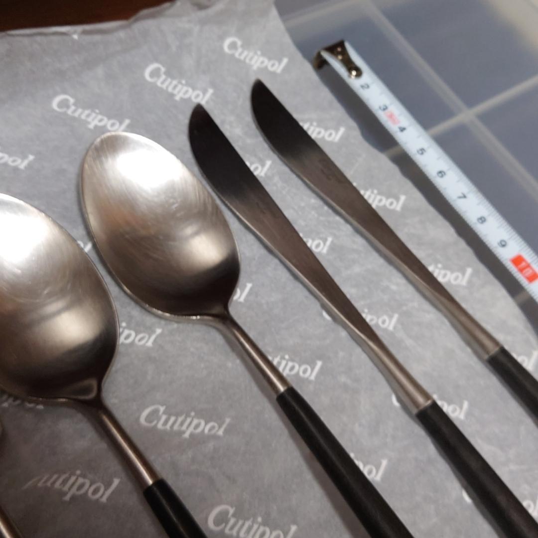 6本セット Cutipol　クチポール　NOOR①　ナイフ　フォーク　スプーン