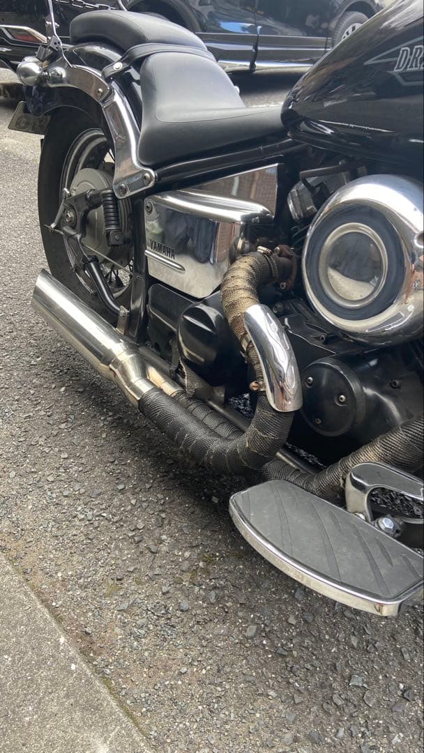 ドラッグスター400（4TR） 2in1マフラー