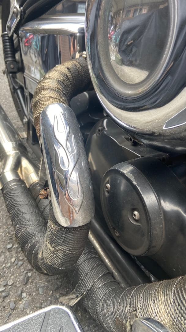 ドラッグスター400（4TR） 2in1マフラー