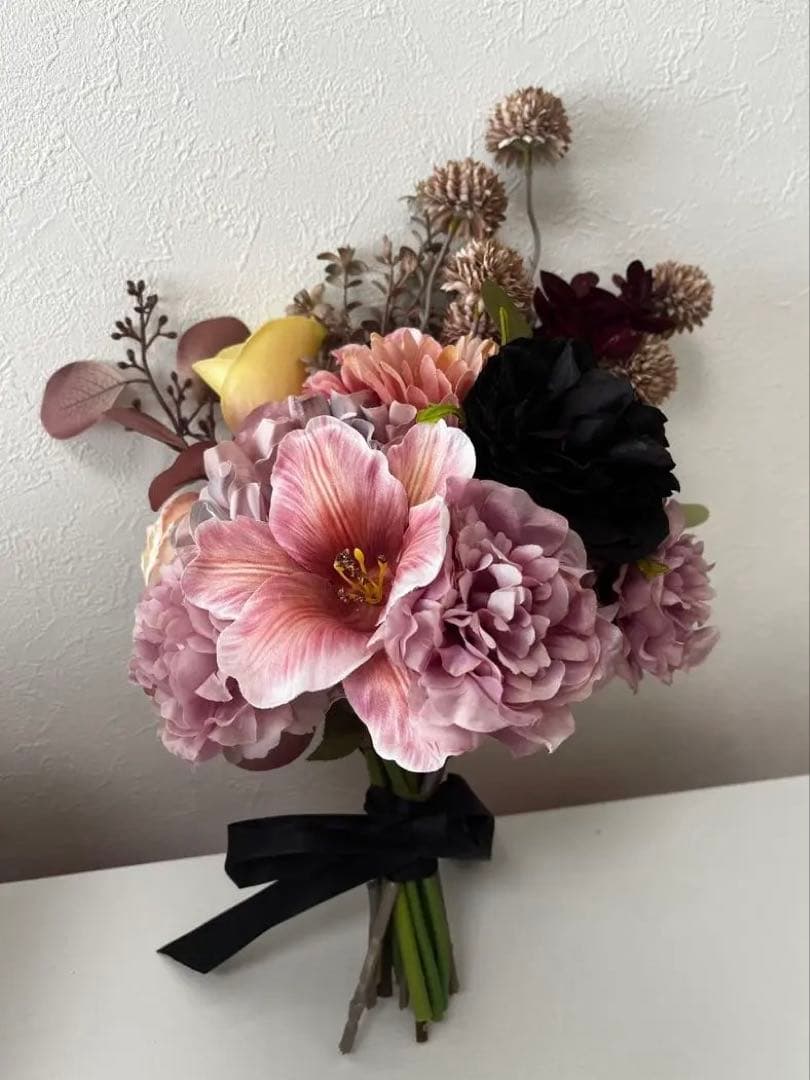 【SALE】〈ウェディングブーケ〉アーティフィシャルフラワーブーケブートニア