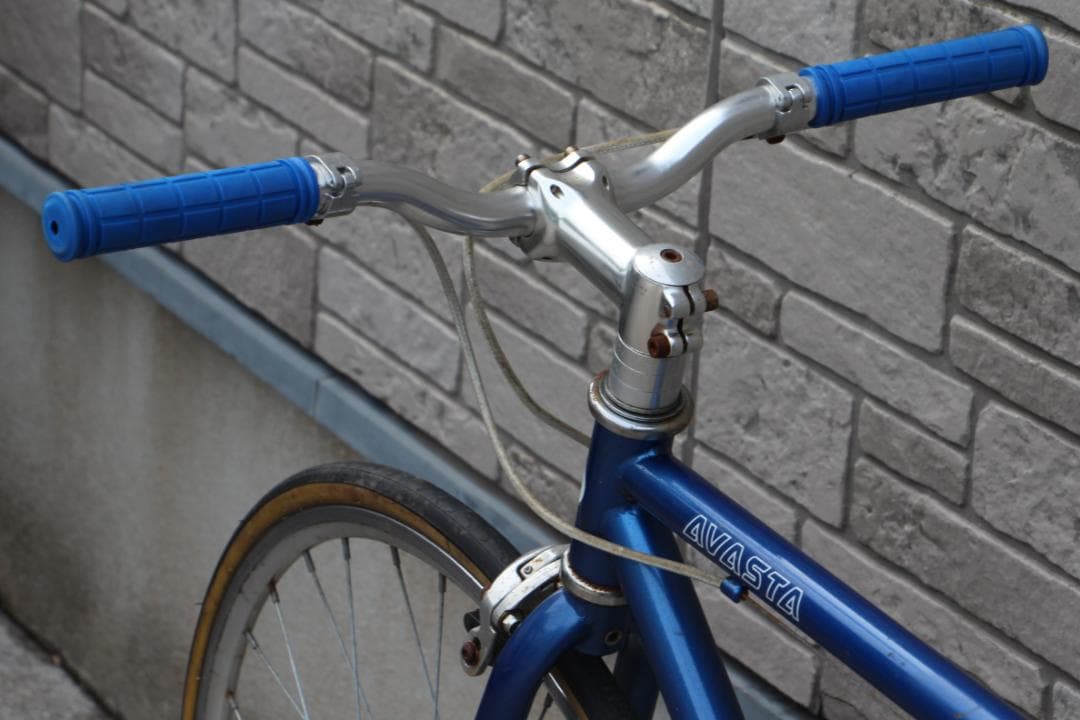 引き取り限定♪絶版車♪AVASTA♪ピストバイク♪お洒落に乗ろう♪ブルーカラー♪