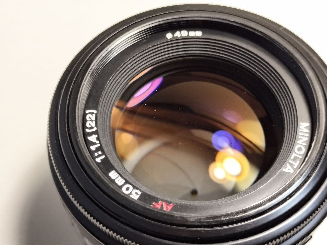 ミノルタ AF 50mm f1.4単焦点レンズ