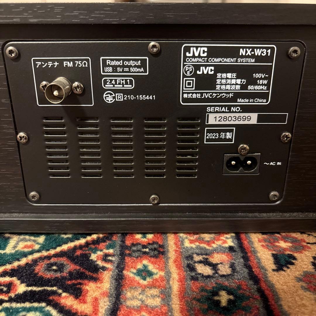 JVC コンパクトコンポーネントシステム NX-W31