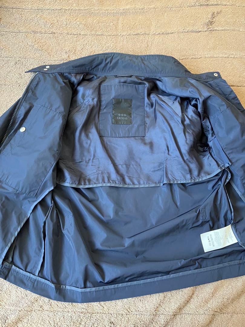 タトラス　03 3 ネイビー　紺　ブルゾン　ライダース　L ジャケット