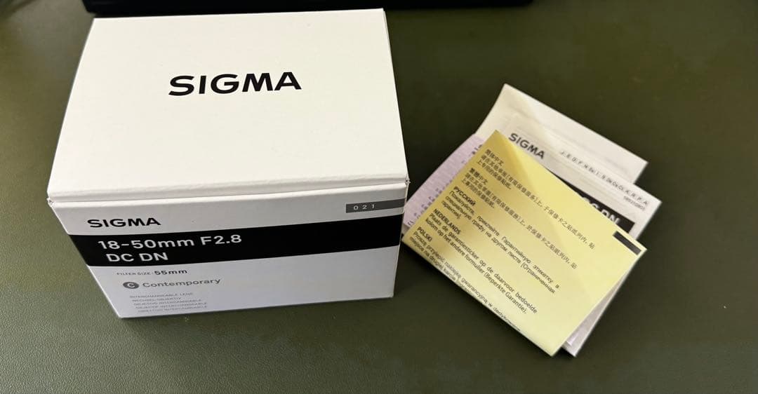 シグマ 18-50mm DC DN F2.8 SONY Eマウント