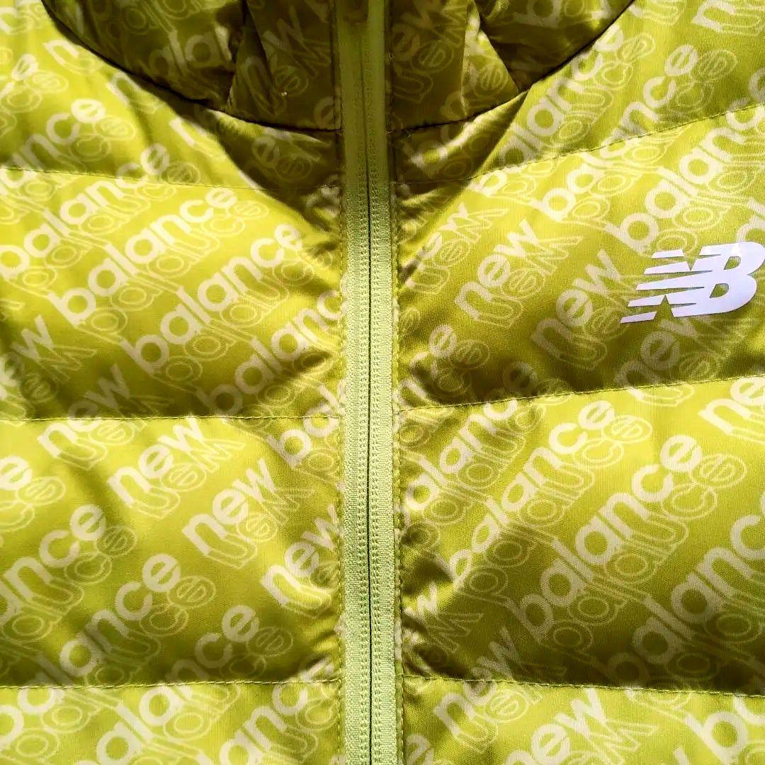 New Balance イエロー キルティングジャケット　ダウンジャケット