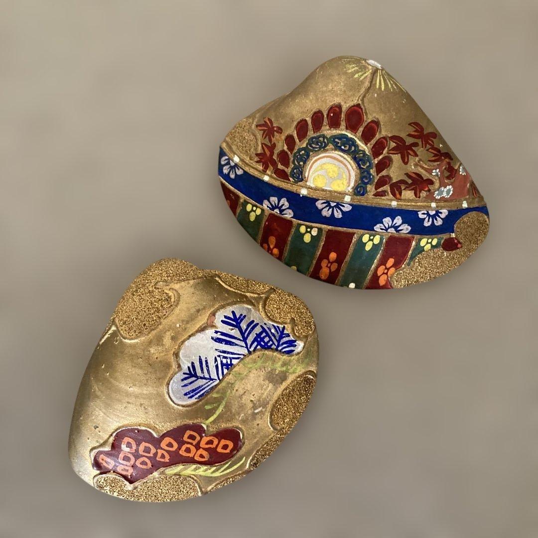 貝合わせ　古美術　江戸時代　ひな祭り