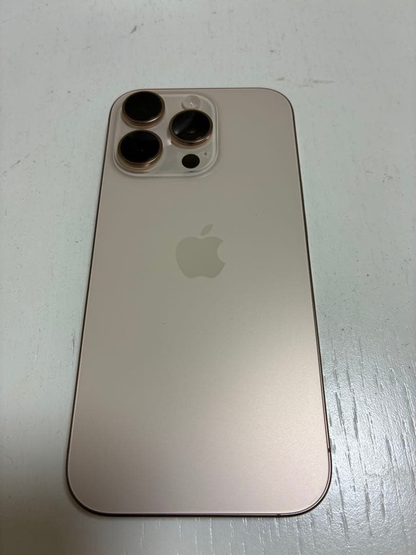 【超美品】iPhone16Pro 128GB デザートチタニウム 92% 箱有