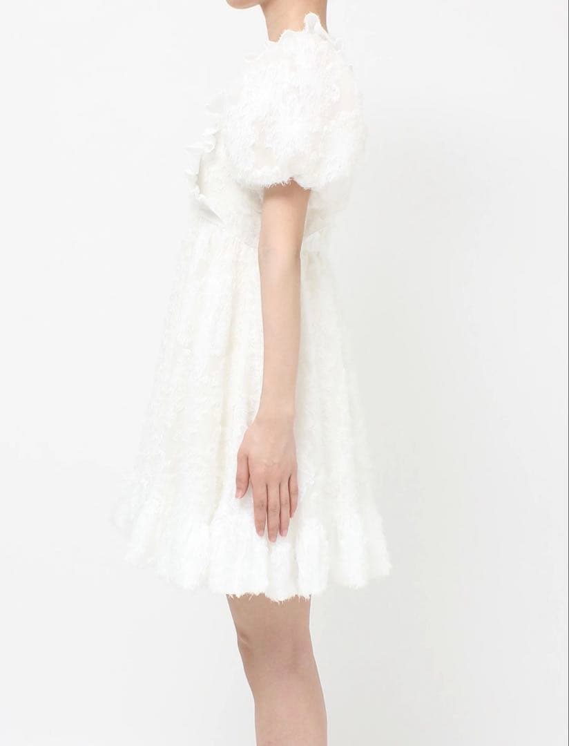 merry jenny メリージェニー　flowerジャガードミニワンピース