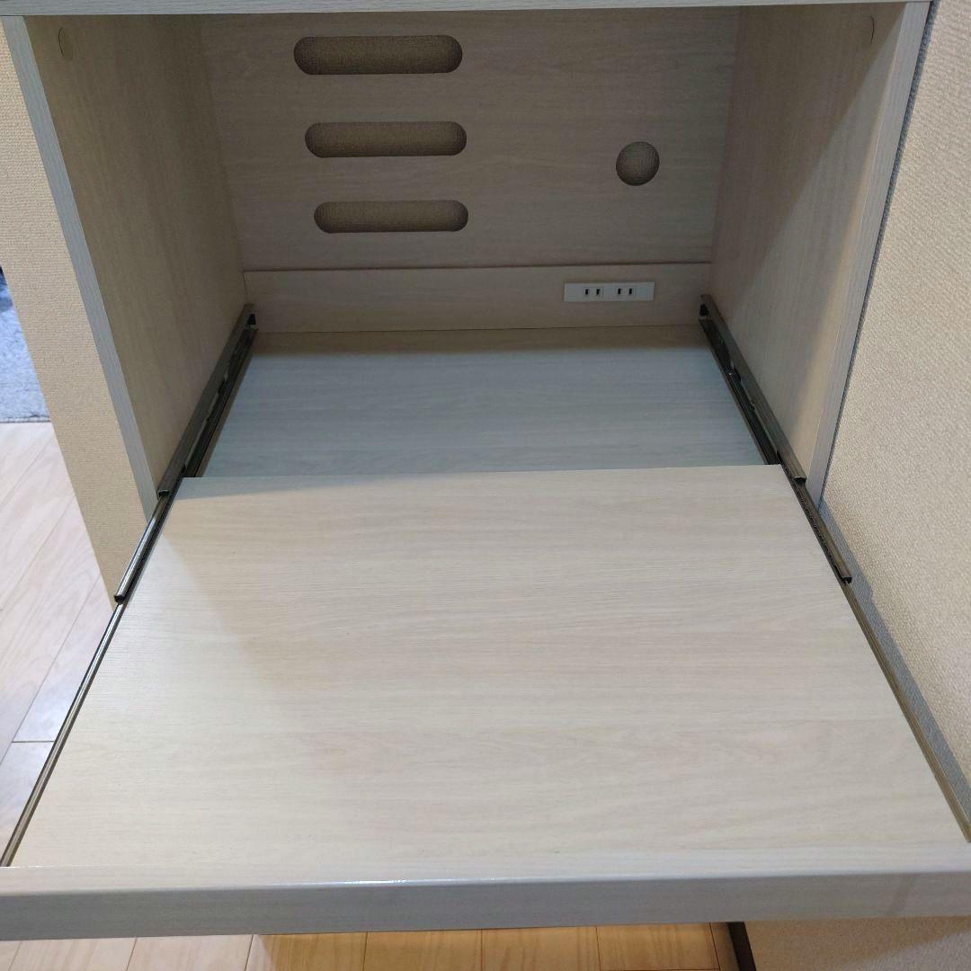 ハイタイプレンジ台 食器棚 キッチンボード キャビネット コンセント付き 幅60