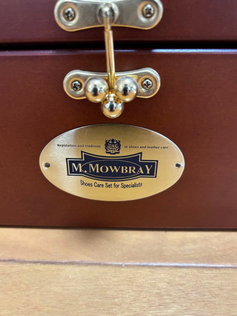 【値下げ！】M.MOWBRAY シューケアボックスセット（木箱）