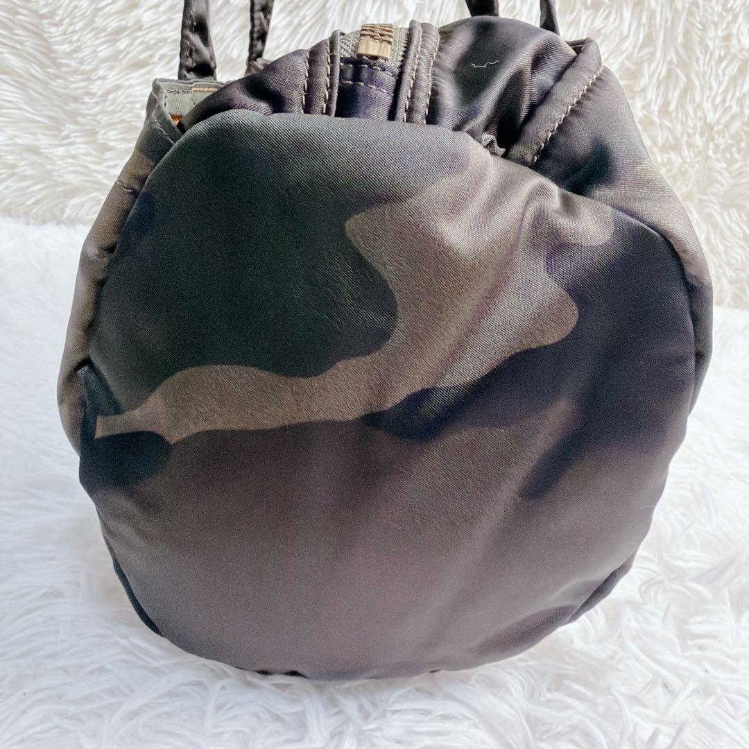 極美品 PORTER タンカー 迷彩 カモフラ 30周年 記念 ドラム バッグ