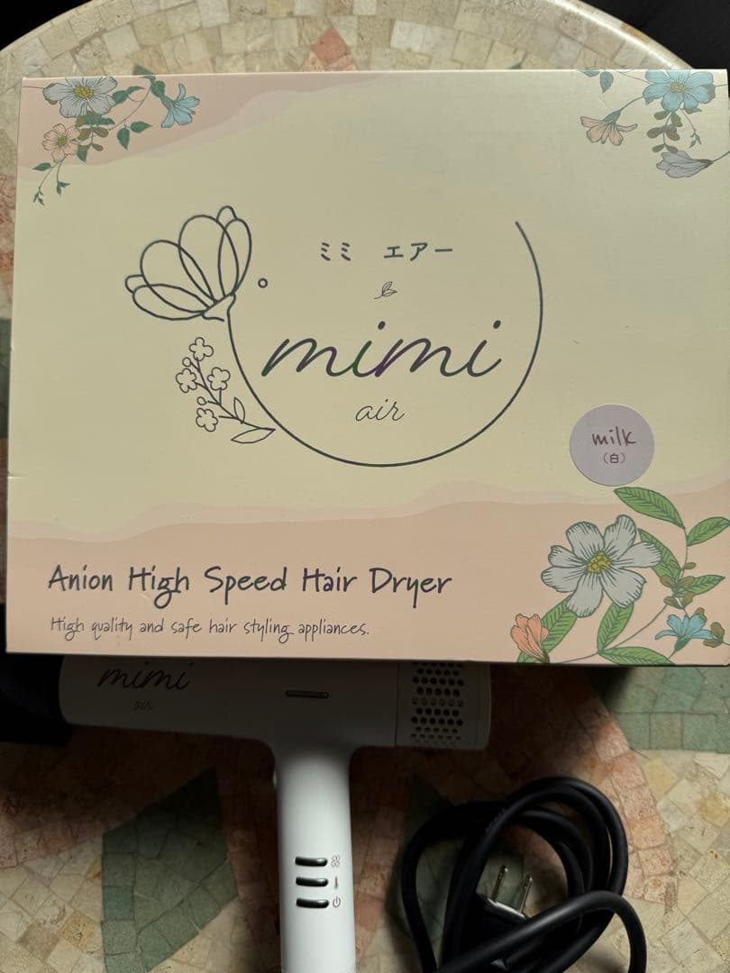 ヘアドライヤー mimi Anion High Speed Hair Dryer