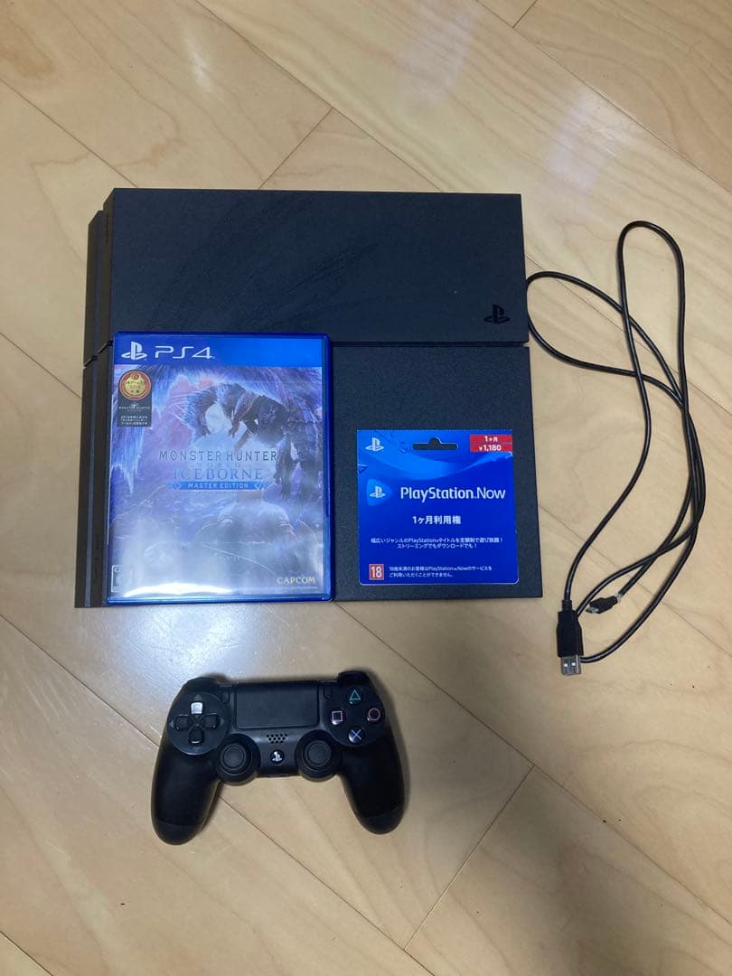 SONY PlayStation4 CUH-1000AB01モンハンカセット付き