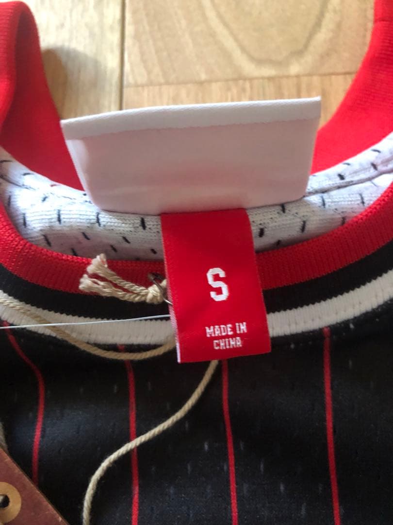 【S未使用タグ付】ロッドマン mitchell&ness 95-96ユニフォーム