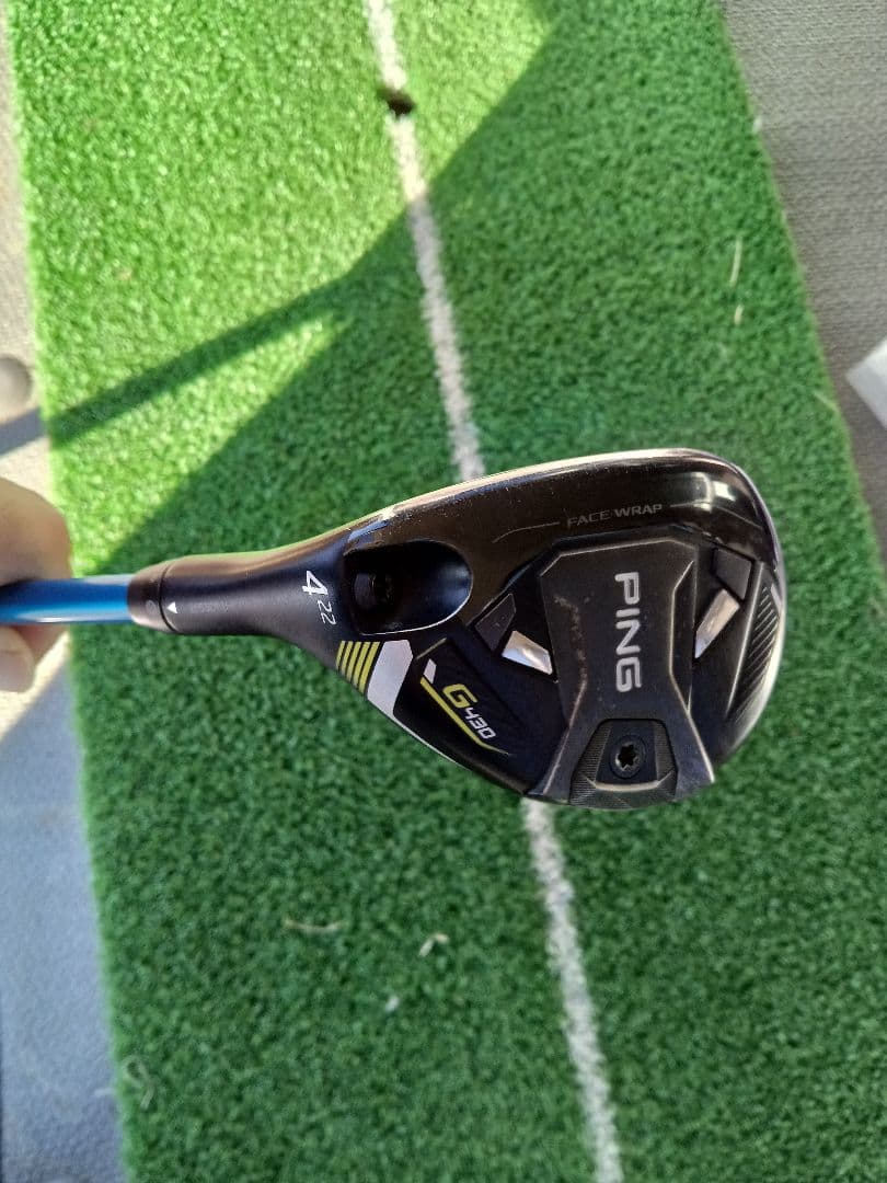 レフティPING G430ユーティリティU4、22度シャフトG440ALTA