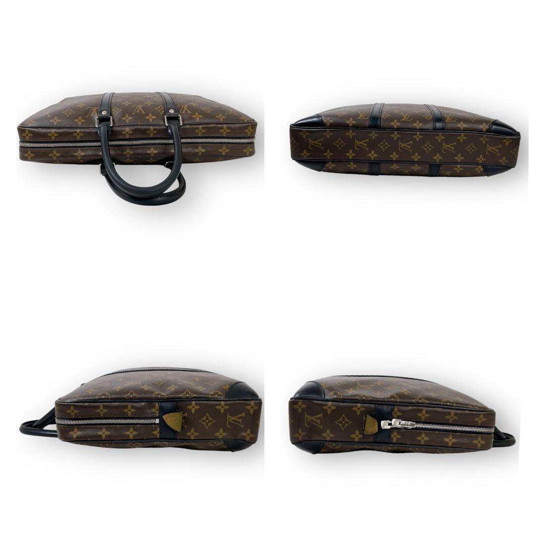 ルイヴィトン　モノグラムマカサー　2way ドキュマンヴォワヤージュ　バッグ