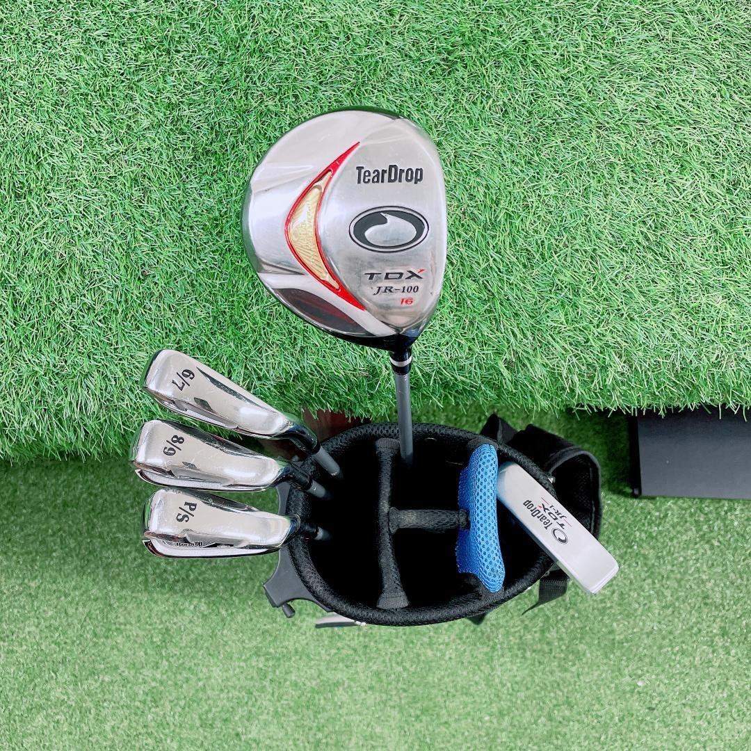 TearDrop TDX ジュニア ゴルフクラブ セット 5本　N2173