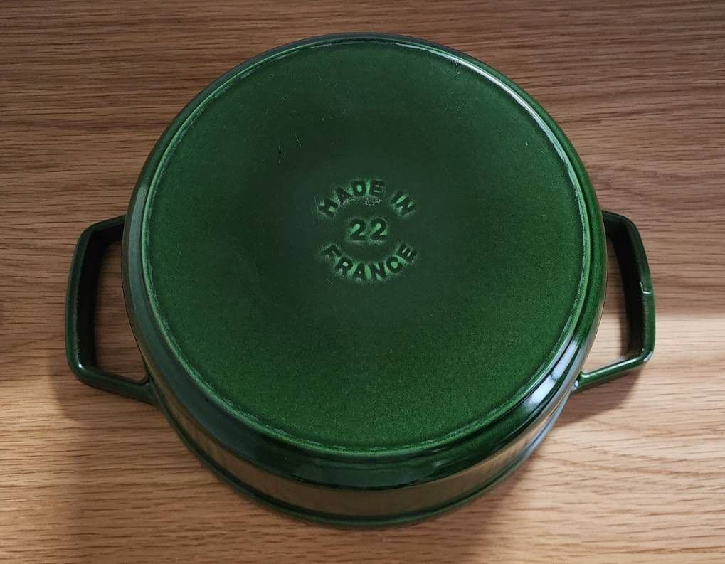 Staub　ピコココット　ラウンド　22cm　バジル
