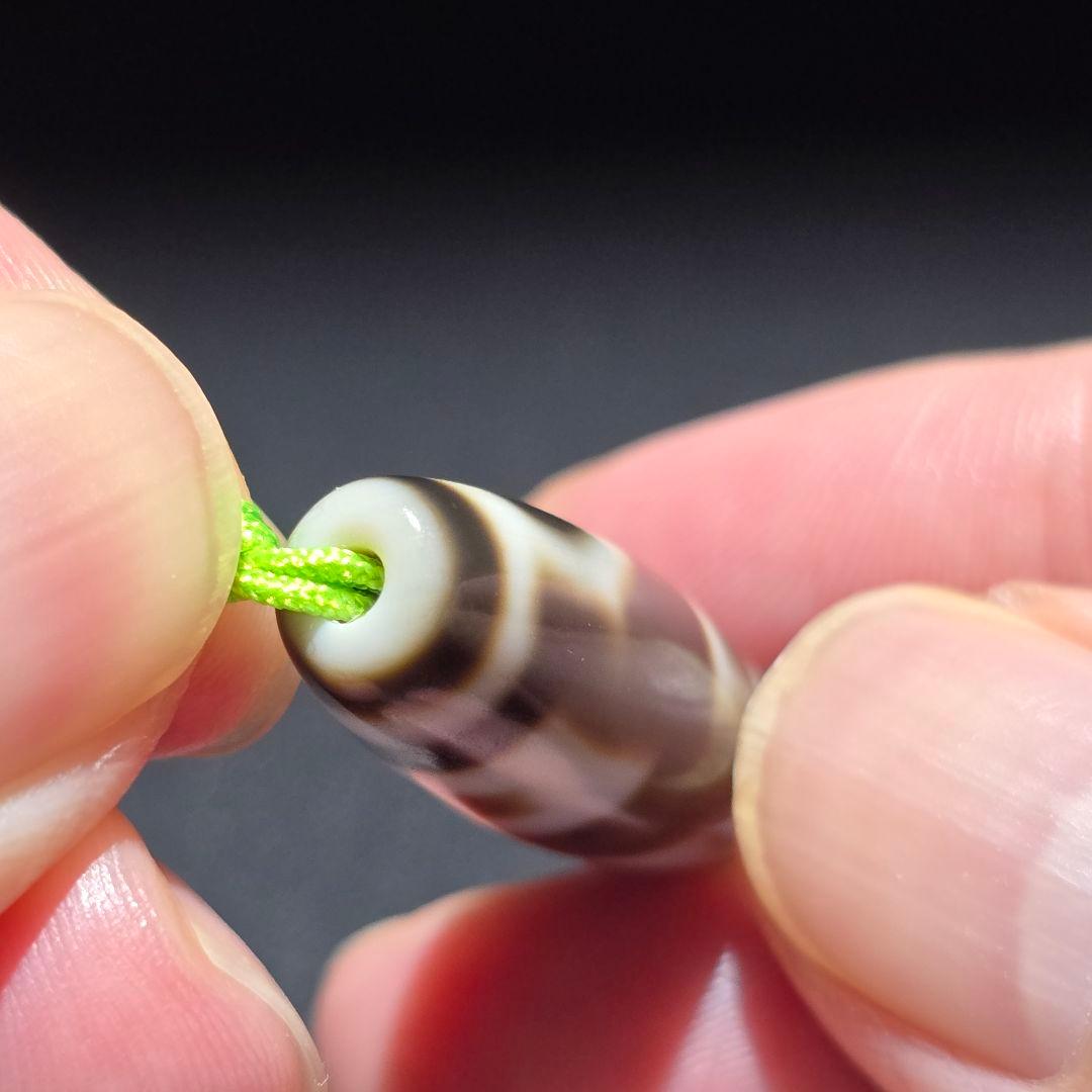 7 老礦天珠　特殊靠山地天珠　天珠　天然石　風水　占い　ブレスレット　ネックレス