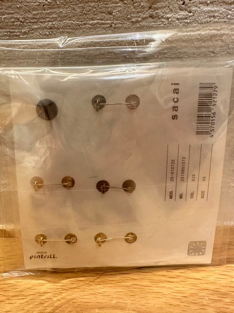 sacai x LEVI'S Pins #1-#6 \"Goldセット\"
