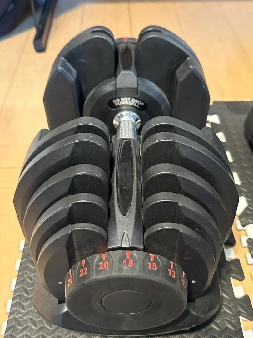 【セット価格】可変式ダンベル40kg 2つ、折り畳み式ベンチシート、フロアマット