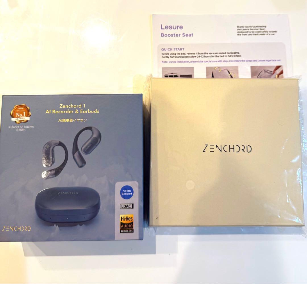 【未使用・新品】 Zenchord1 ワイヤレスイヤホン シルバー専用収納セット