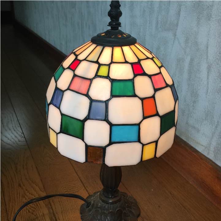 電灯ステンドガラス調ランプ