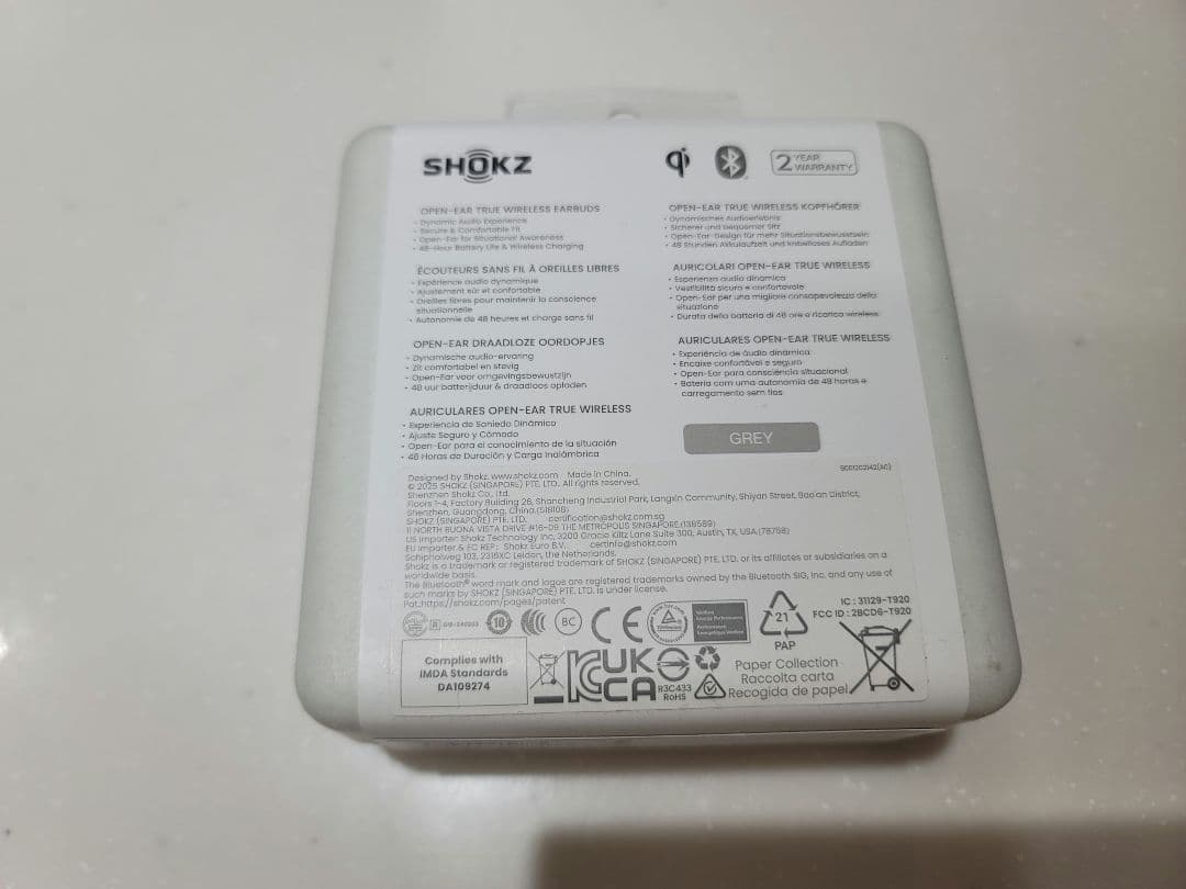 SHOKZ OPENFIT2+ 骨伝導イヤホン