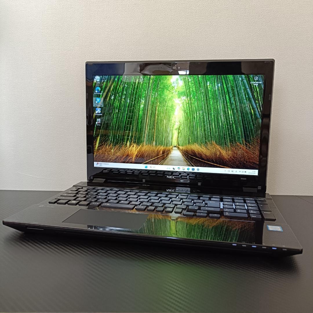 NEC ノートPC Core i7 Windows11 SSD メモリ8GB 黒