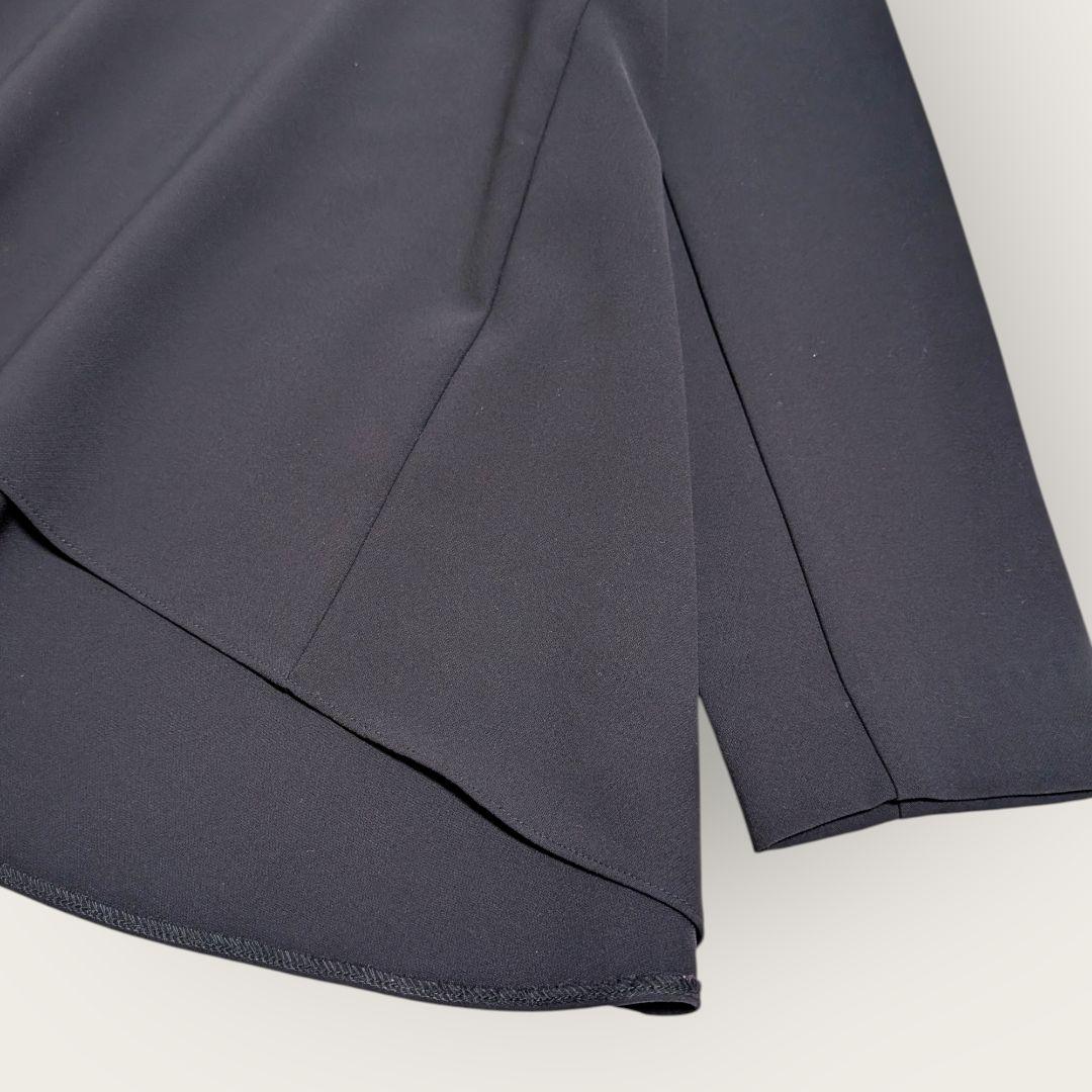 美品 OUR アワーホーム きれいめフレアプルオーバー ネイビー L