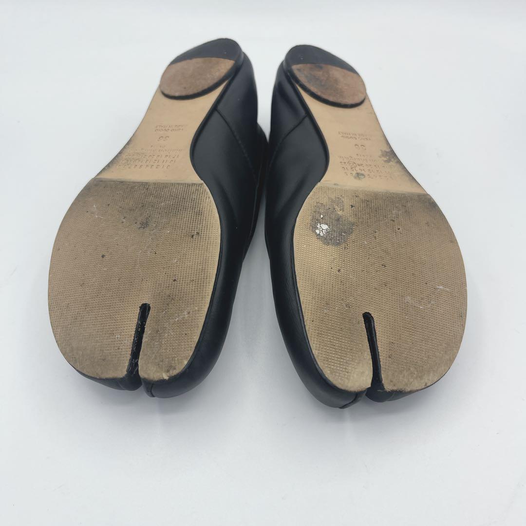 メゾンマルジェラ　足袋バレエシューズ　36センチ　ブラック