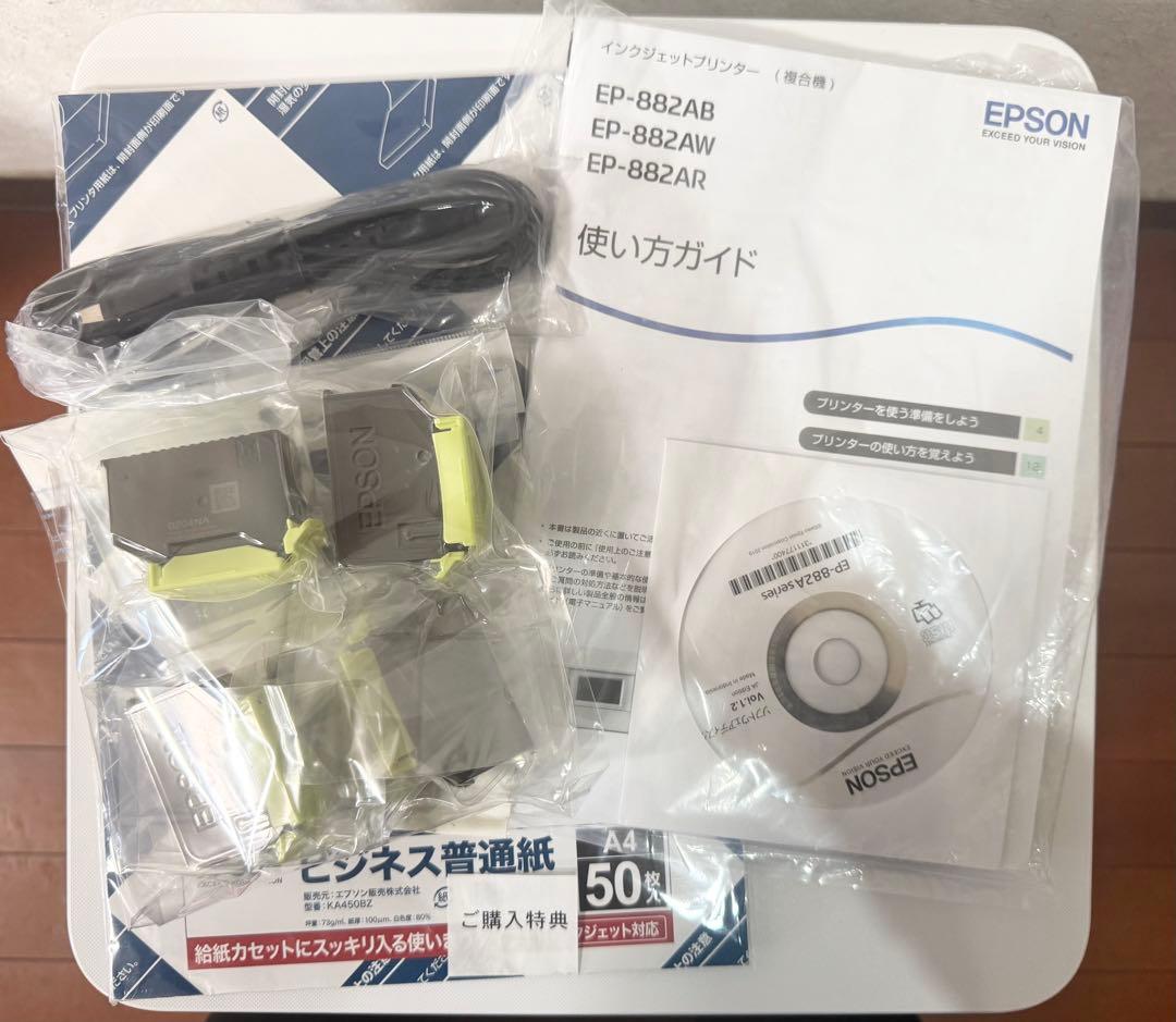 【未使用☆通電OK】エプソン EPSON EP-882AW プリンター カラリオ