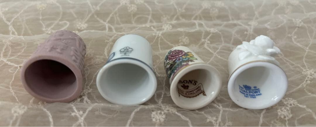 世界の名窯のシンブルコレクションWGPH シンブル　指貫　リヤドロ　オオクラ　他