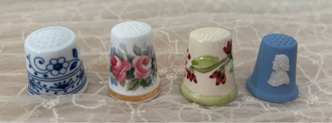 世界の名窯のシンブルコレクションWGPH シンブル　指貫　リヤドロ　オオクラ　他