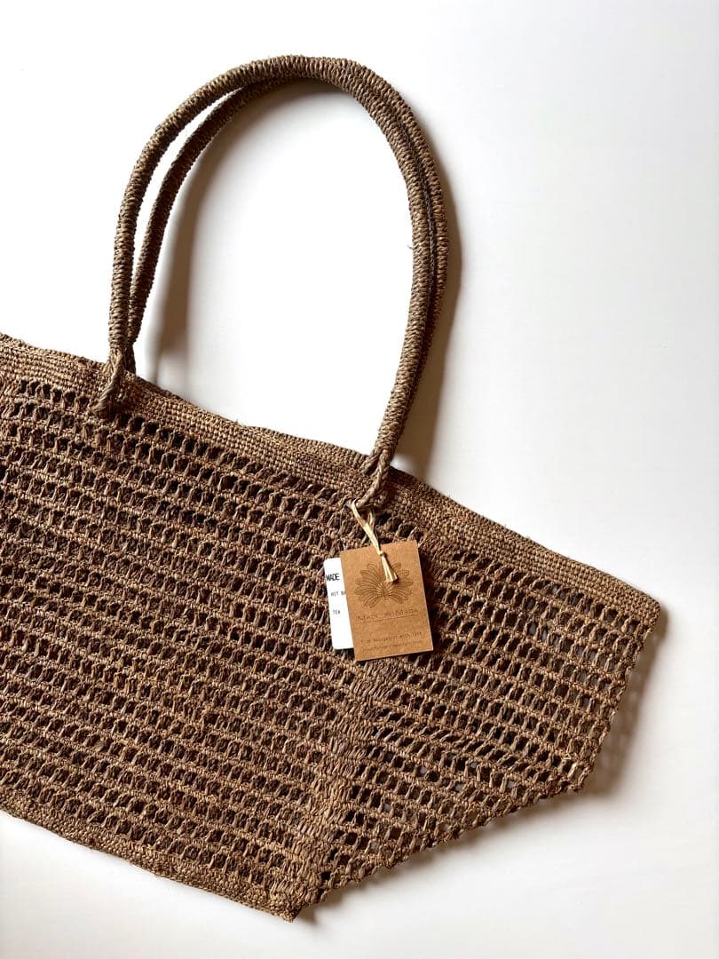 MADE IN MADA【新品】HIT BAGラフィアバッグ