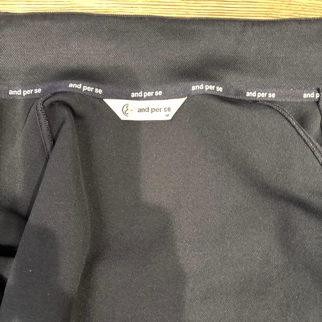 and per se ゴルフ ジャケット（ジャージ素材）