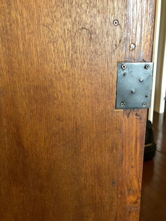 アンティーク　鏡付　洋服タンス