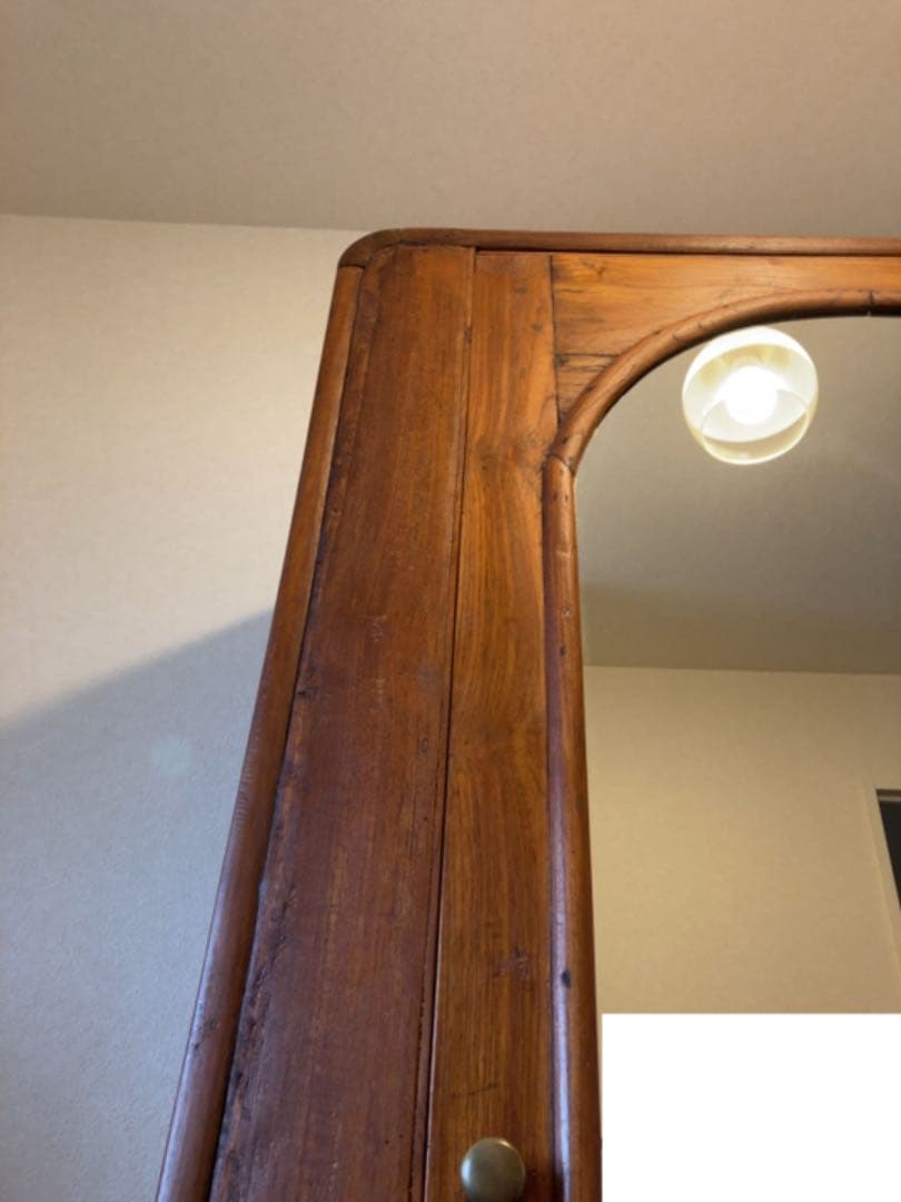 アンティーク　鏡付　洋服タンス