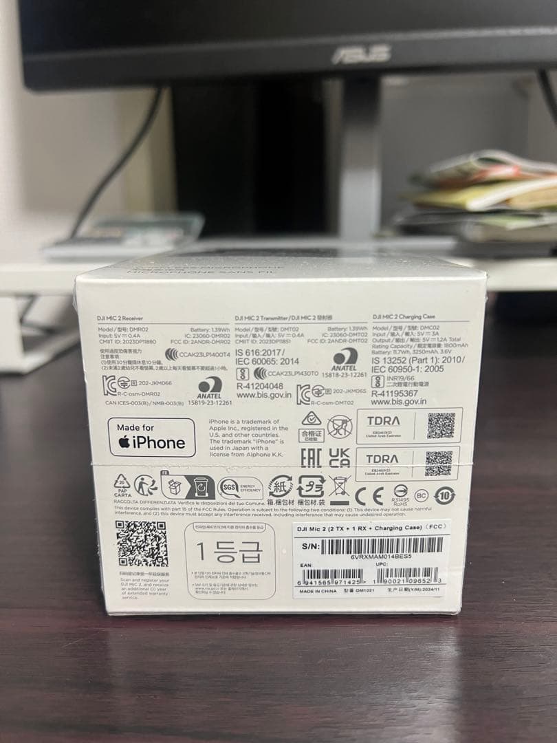 新品DJI MIC 2 ワイヤレスマイクロフォン