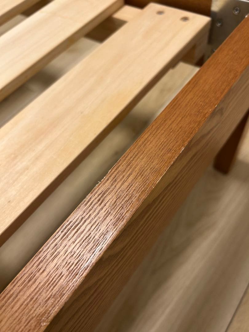 【Salome】unico セミダブル　ベッドフレーム（送料込）